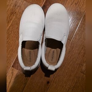 Maurices White Slip-On Sneakers